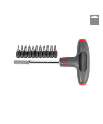 WKRĘTAK Z UCHWYTEM "T" KOMPLET 11 ELEMENTÓW
