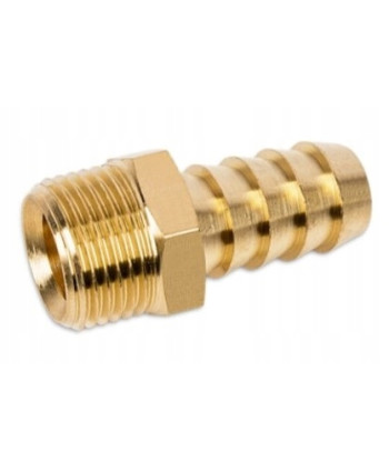 Króciec na węża DO WĘŻĄ MOSIĘŻNY KOŃCÓWKA GZ 3/8" 6 mm