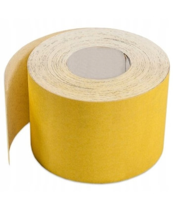 Papier ścierny ROLKA ŻÓŁTY DO DREWNA 115 mm x 50 m gr. 60